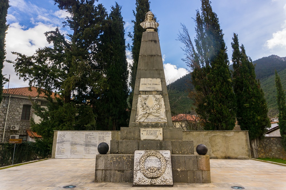 Προτομή του σπουδαίου αγωνιστή Οδυσσέα Ανδρούτσου