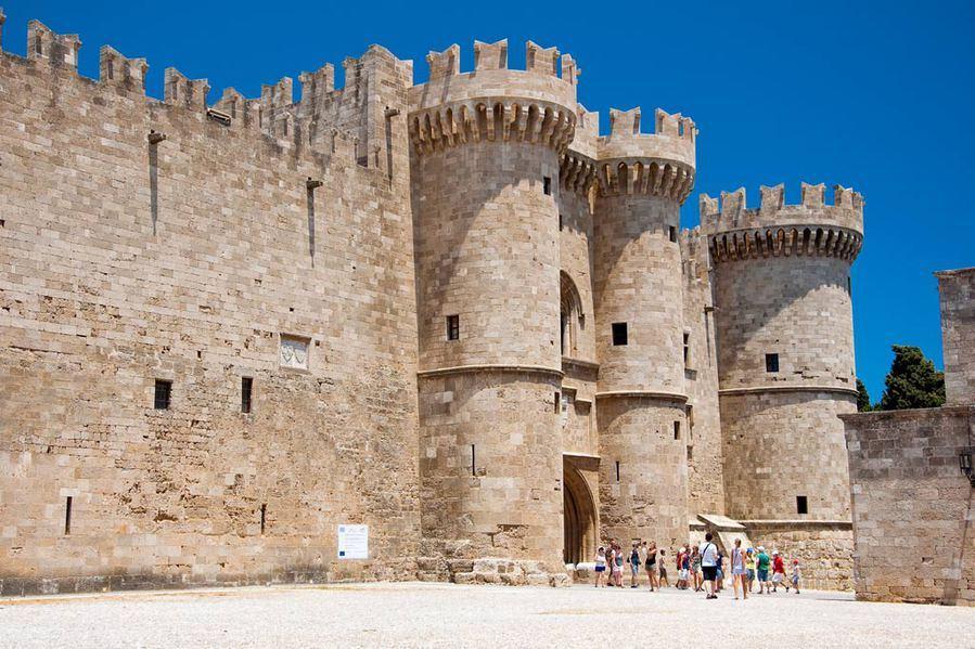 Εικόνα από το σπουδαίο Μεσαιωνικό Παλάτι του Μεγάλου Μάγιστρου