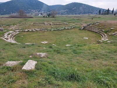 Εικόνα του αρχαιολογικού χώρου της Αρχαίας Μαντινείας