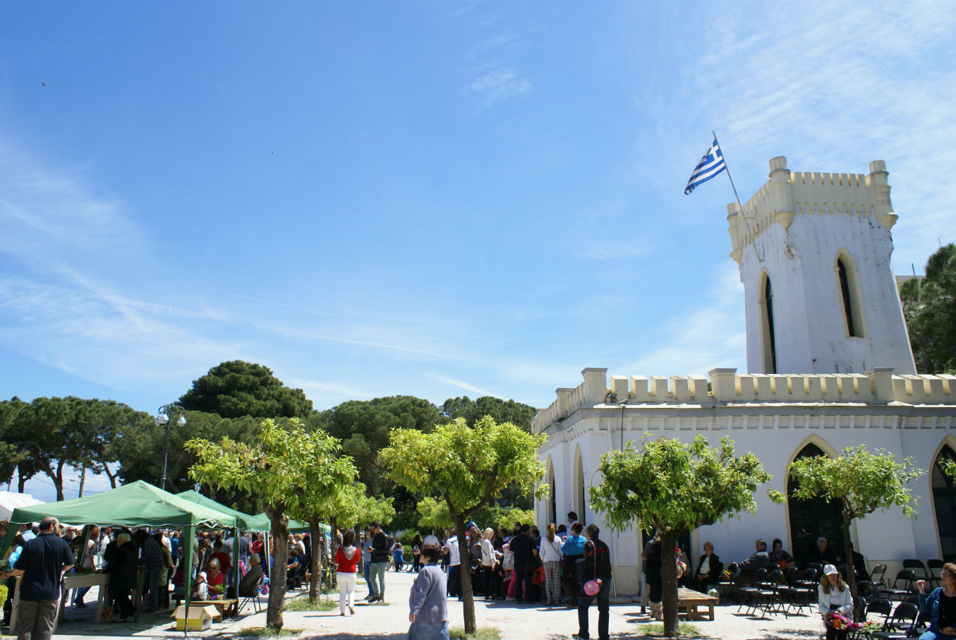 Ο Πύργος στην Πλατεία Υψηλών Αλωνιών