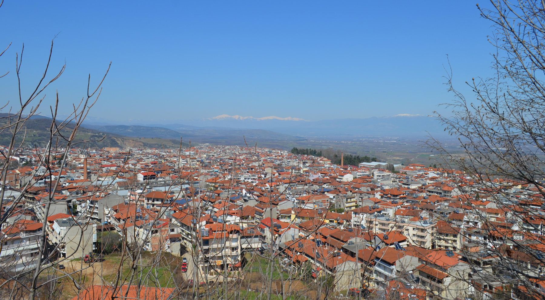 Η Νάουσα από ψηλά