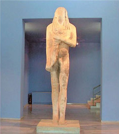 Ο πανύψηλος Κριοφόρος Κούρος της Θάσου