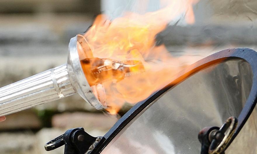 Η τελετουργία της αφής της Ιερής Φλόγας των Ολυμπιακών Αγώνων