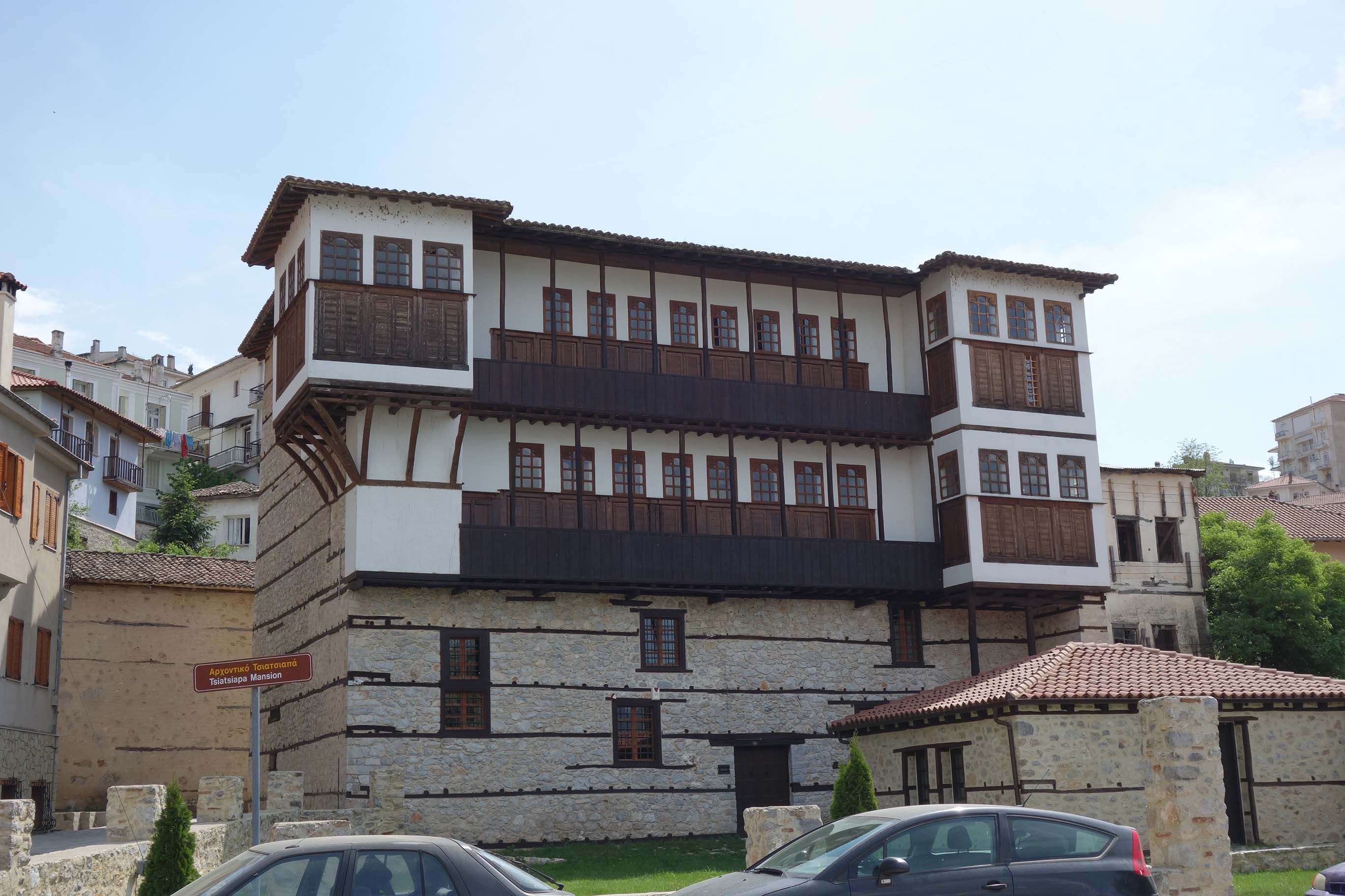 Οπτική των αρχοντικών της Καστοριάς