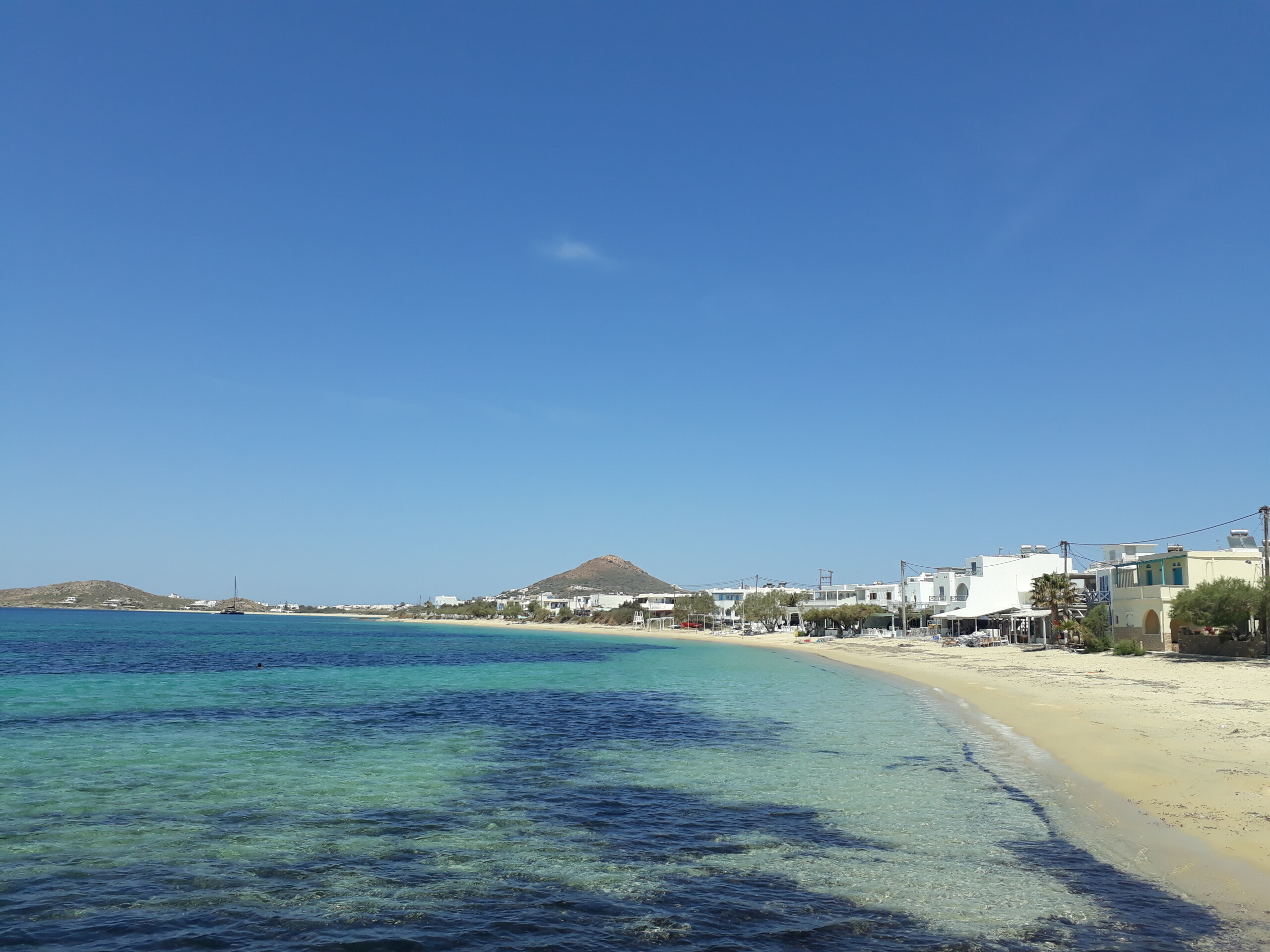 Η Κοσμοπολίτικη και άκρως Τουριστική παραλία της Αγίας Άννας