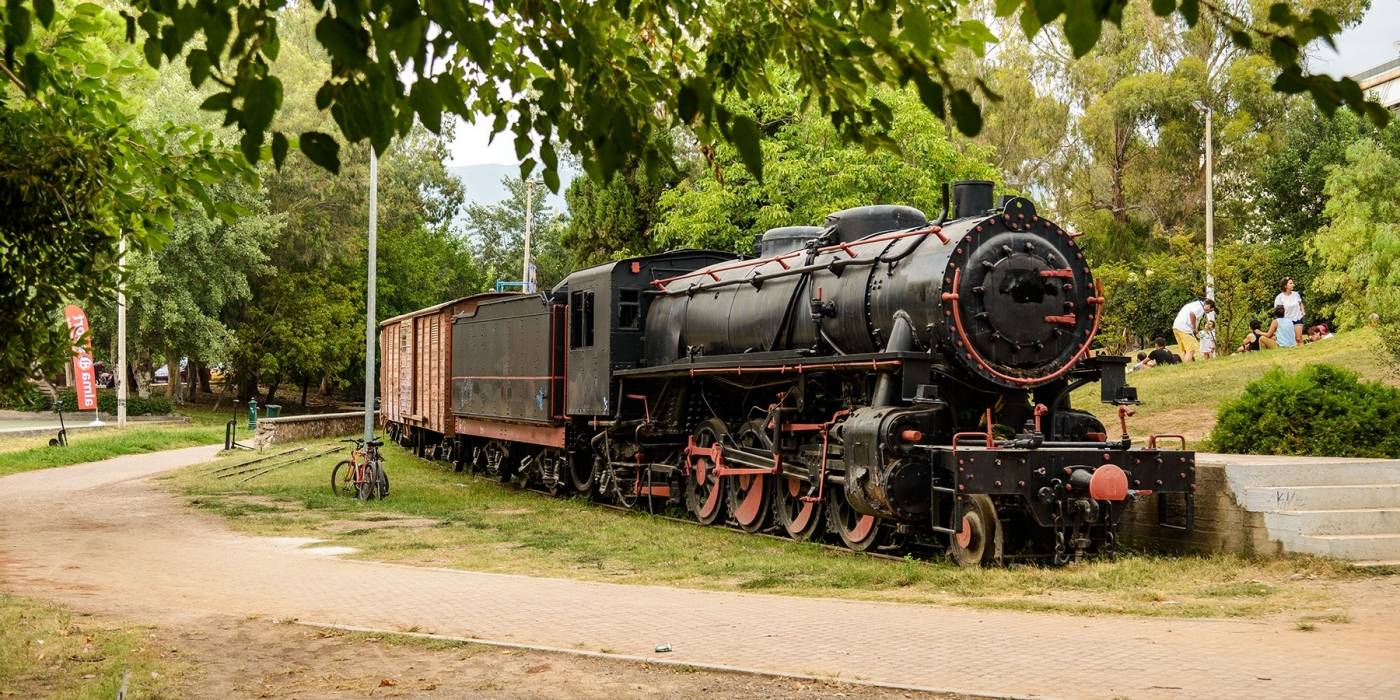 Ο μοναδικός στο είδος του υπαίθριος χώρος, το Δημοτικό Πάρκο Σιδηροδρόμων